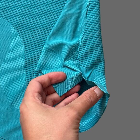 Nike Dri-FIT ADV Tour Camo Golf Polo M-Tall Teal Blue NWT DR5312-381 - Picture 2 of 10